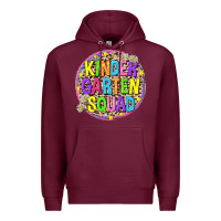 Burgundy kindergarten squad Premium Hoodie - NancyCooperArtShop