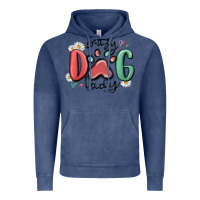 Vintage Denim crazy dog lady Vintage Hoodie - MaliasSmallBusiness