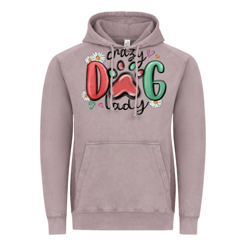 Crazy Dog Lady Vintage Hoodie by MaliasSmallBusiness | Teevron