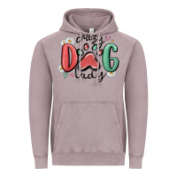 Vintage Zinc crazy dog lady Vintage Hoodie - MaliasSmallBusiness