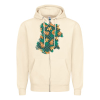 Sandshell christmas gingerbread cookies patch Zipper Hoodie - BundleAndBundleShop