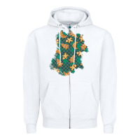 White christmas gingerbread cookies patch Zipper Hoodie - BundleAndBundleShop