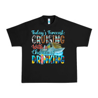 Black todays forecast  cruising with a chance of drinkin Urban Heavy Tee - texasbilliewilder