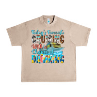 French Oak todays forecast  cruising with a chance of drinkin Urban Heavy Tee - texasbilliewilder