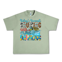 Oil Green todays forecast  cruising with a chance of drinkin Urban Heavy Tee - texasbilliewilder
