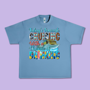 Todays Forecast  Cruising With A Chance Of Drinkin Urban Heavy Tee Designed By Texasbilliewilder