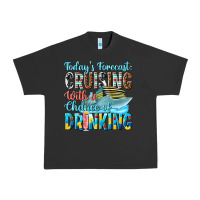 Pigment Black todays forecast  cruising with a chance of drinkin Urban Heavy Tee - texasbilliewilder