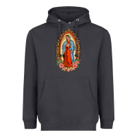 Smoke our lady of guadalupe leopard and roses Heavyweight Hoodie - BarkalooDesign