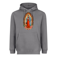 Storm our lady of guadalupe leopard and roses Heavyweight Hoodie - BarkalooDesign