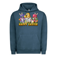 Pigment Midnight Navy Happy Easter Heifers Urban Hoodie - LillyAllenDesigns