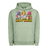 Pigment Oil Green Happy Easter Heifers Urban Hoodie - LillyAllenDesigns