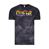 Cloud Black queer pride lgbtq Vintage Tee - texasbilliewilder