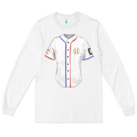 White softball uniform fa element Long Sleeve Tee - FaDigitalArtStudio