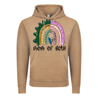 Vintage Coffee mom of both rainbow Vintage Hoodie - MaliasSmallBusiness