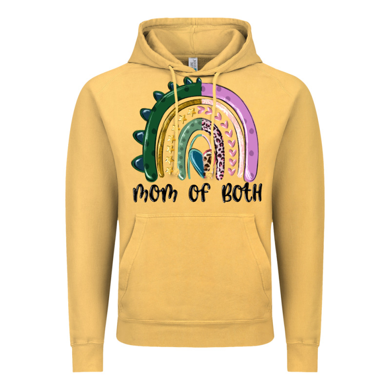 Mom Of Both Rainbow Vintage Hoodie by MaliasSmallBusiness | Teevron