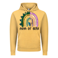 Vintage Mustard mom of both rainbow Vintage Hoodie - MaliasSmallBusiness