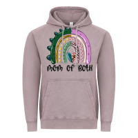 Vintage Zinc mom of both rainbow Vintage Hoodie - MaliasSmallBusiness