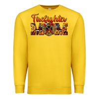Lemon American Firefighter Mom Premium Sweatshirt - LillyAllenDesigns