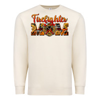 Sandshell American Firefighter Mom Premium Sweatshirt - LillyAllenDesigns