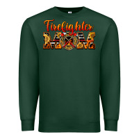 Sports Green American Firefighter Mom Premium Sweatshirt - LillyAllenDesigns