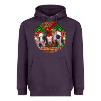 Plum Christmas heifers Christmas Heavyweight Hoodie - Jasminsmagicworld