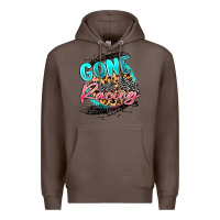 Coffee gone racing Premium Hoodie - MaliasSmallBusiness