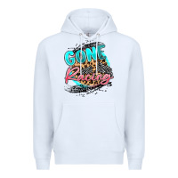 White gone racing Premium Hoodie - MaliasSmallBusiness