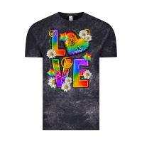 Cloud Black pride love Vintage Tee - texasbilliewilder
