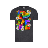 Vintage Black pride love Vintage Tee - texasbilliewilder