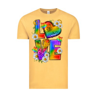 Vintage Mustard pride love Vintage Tee - texasbilliewilder