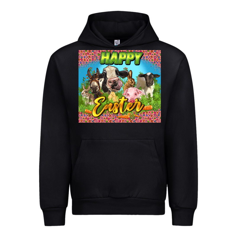 Happy Easter Farm Animals 20oz Skinny Urban Hoodie by LillyAllenDesigns | Teevron