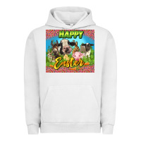Pigment Lunar Rock Happy Easter Farm Animals 20oz skinny Urban Hoodie - LillyAllenDesigns