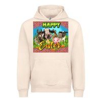 Sandshell Happy Easter Farm Animals 20oz skinny Urban Hoodie - LillyAllenDesigns