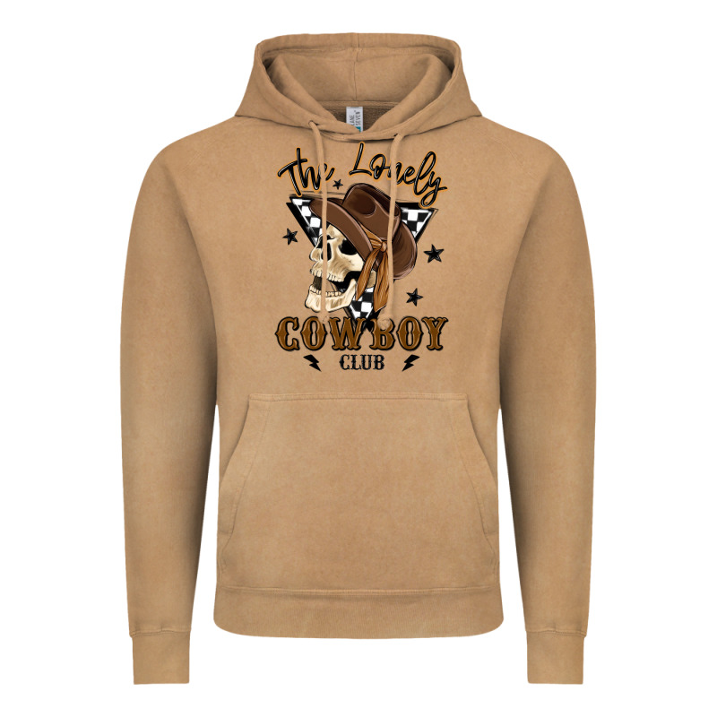 The Lonely Cowboy Club Vintage Hoodie by MaliasSmallBusiness | Teevron