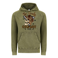 Vintage Olive the lonely cowboy club Vintage Hoodie - MaliasSmallBusiness
