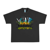 Pigment Black customize nail tools with sunflower preview Urban Heavy Tee - BarkalooDesign