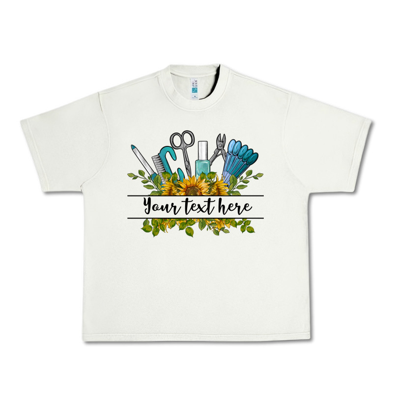 Customize Nail Tools With Sunflower Preview Urban Heavy Tee by BarkalooDesign | Teevron