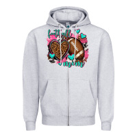 Heather Grey football mom Zipper Hoodie - AdoDesignShop