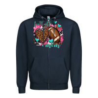 Navy football mom Zipper Hoodie - AdoDesignShop