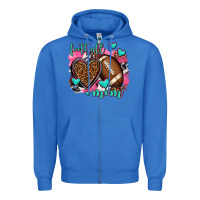 True Royal football mom Zipper Hoodie - AdoDesignShop