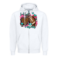 White football mom Zipper Hoodie - AdoDesignShop