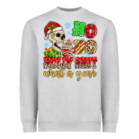 Heather Grey ho ho holy shit what a year Heavyweight Sweatshirt - MaliasSmallBusiness