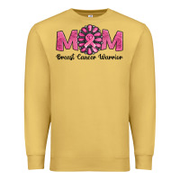 Antique Gold breast cancer warrior mom Premium Sweatshirt - Jasminsmagicworld