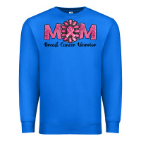 True Royal breast cancer warrior mom Premium Sweatshirt - Jasminsmagicworld