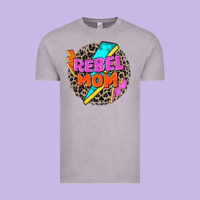 Rebel Mom Vintage Tee Designed By Zillion Design Studio