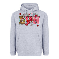 Heather Grey valentines day lvn Heavyweight Hoodie - NancyCooperArtShop