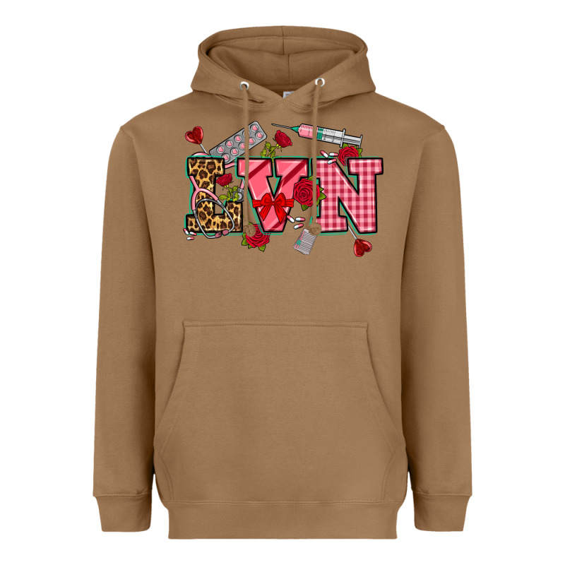 Valentines Day Lvn Heavyweight Hoodie by NancyCooperArtShop | Teevron