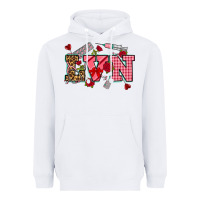 White valentines day lvn Heavyweight Hoodie - NancyCooperArtShop