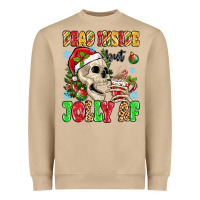 Mushroom dead inside but jolly af Heavyweight Sweatshirt - MaliasSmallBusiness