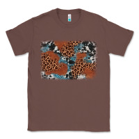 Chestnut leopard cowhide background Classic Tee - BarkalooDesign